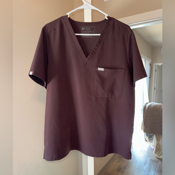 Figs Caterina Top XL Espresso - Picture 1 of 1